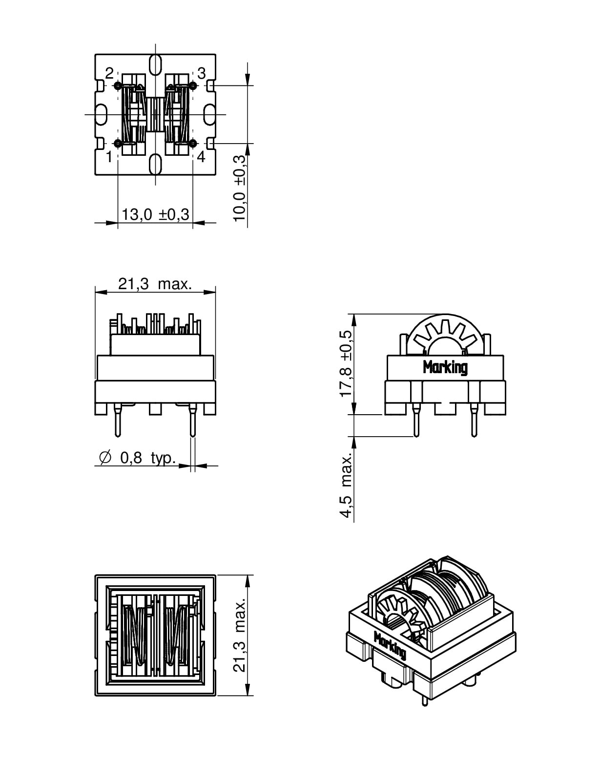 we-fc-common-mode-power-line-choke-passive-components-w-rth